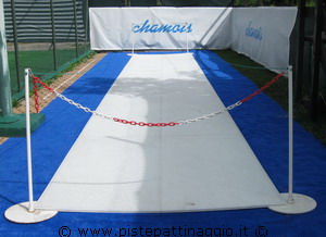 la pista di curling installata a ZANICA